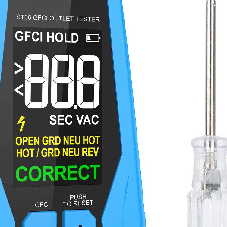 Power Tools Inspection - ST06 Power Socket Tester Analyzer 220V