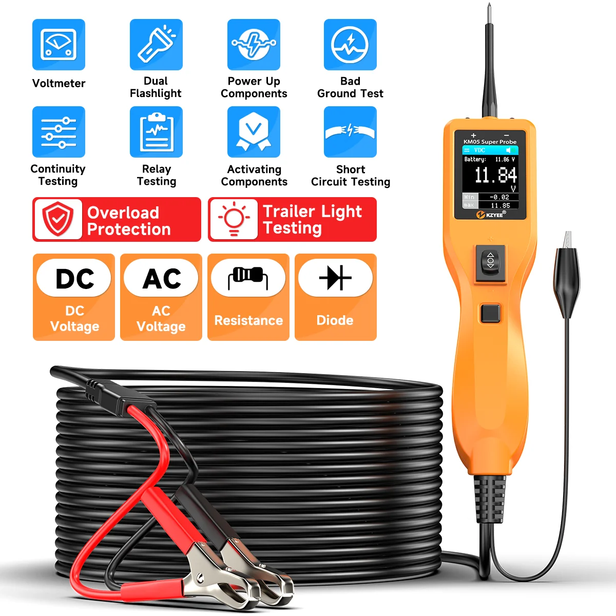 Car Circuit Probe Kit Circuit  - Power Tools Inspection 评论和价格
