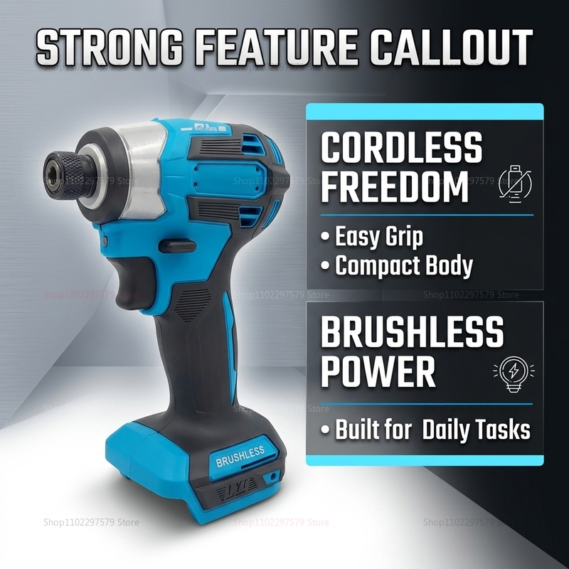 Cordless Brushless Impact Powe - Power Tools For Construction 评论和价格