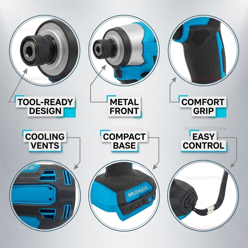 Cordless Brushless Impact Powe - Power Tools For Construction 评论和价格