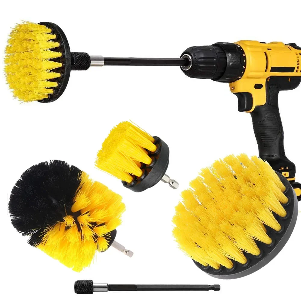 Drill Brush Attachment Set Pow - Power Tools Windows 评论和价格
