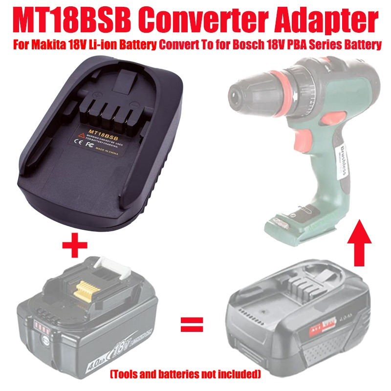 ALASICKA MT18BSB Battery Adapt - Power Tools Battery Adapter 评论和价格