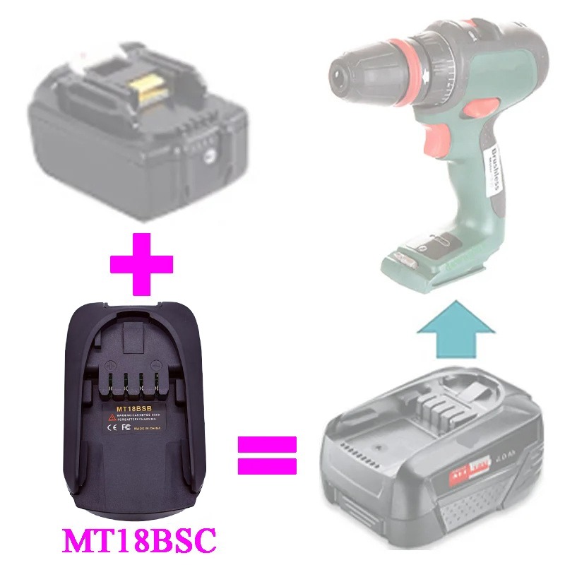 ALASICKA MT18BSB Battery Adapt - Power Tools Battery Adapter 评论和价格