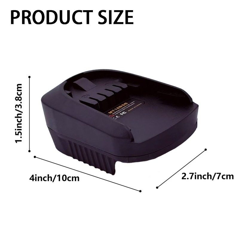 ALASICKA MT18BSB Battery Adapt - Power Tools Battery Adapter 评论和价格