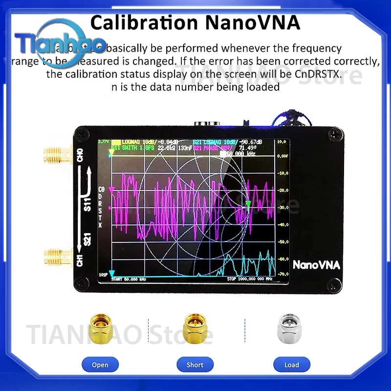 Upgrade 2.8 inch TFT NanoVNA-H - Power Tools Vector 评论和价格