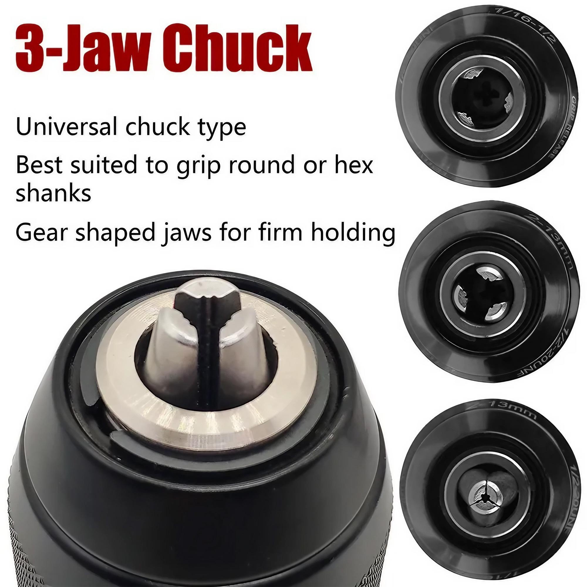 Keyless Drill Chuck Heavy Duty - Power Tools For Construction 评论和价格