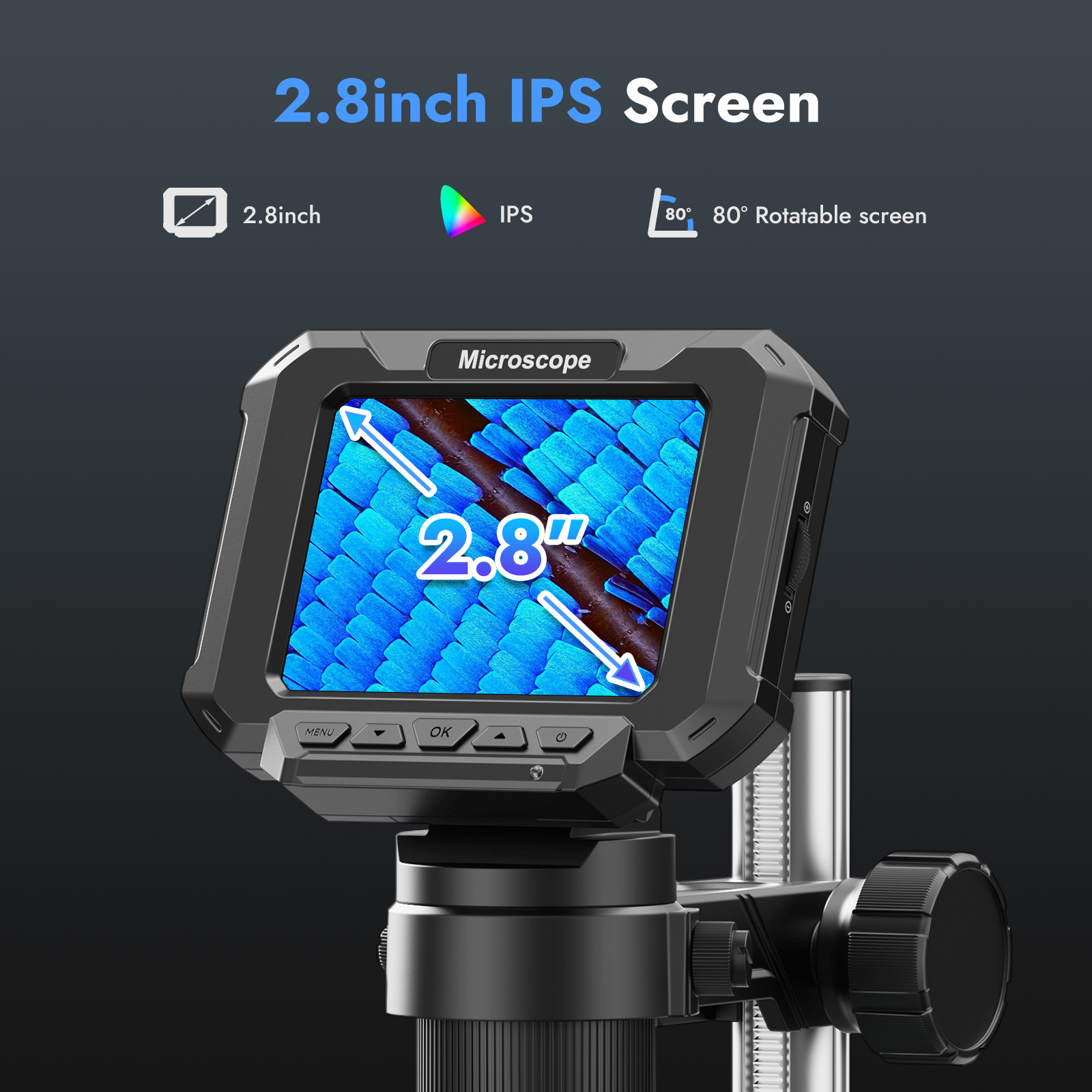 2.8inch Digital Coin Microscop - Power Tools Windows 评论和价格