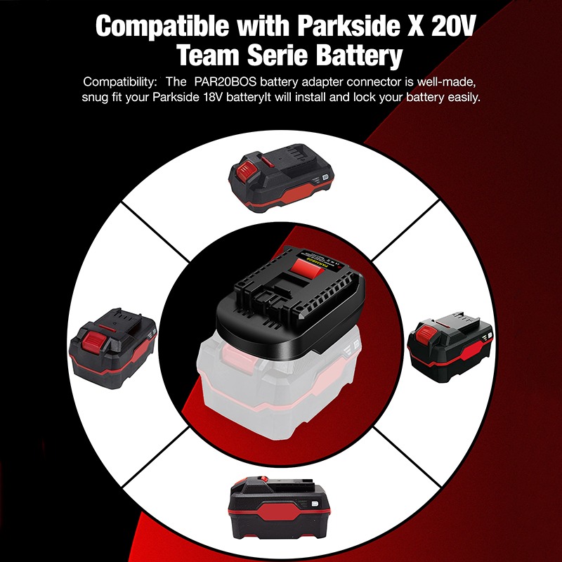 ALASICKA PAR20BOS Battery Adap - Power Tools Battery Adapter 评论和价格