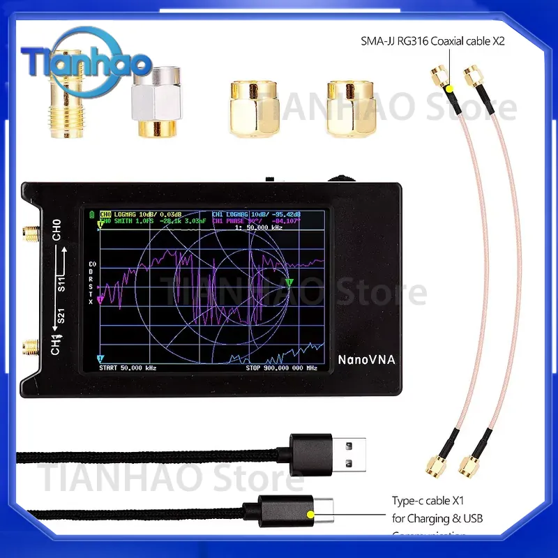 NanoVNA-H4 for Antenna Analyze - Power Tools Vector 评论和价格