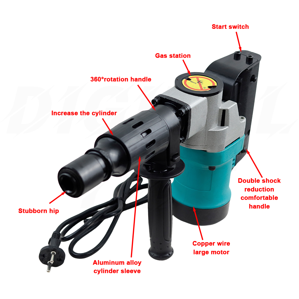 1200W Heavy Duty Electric Hamm - Power Tools For Construction 评论和价格