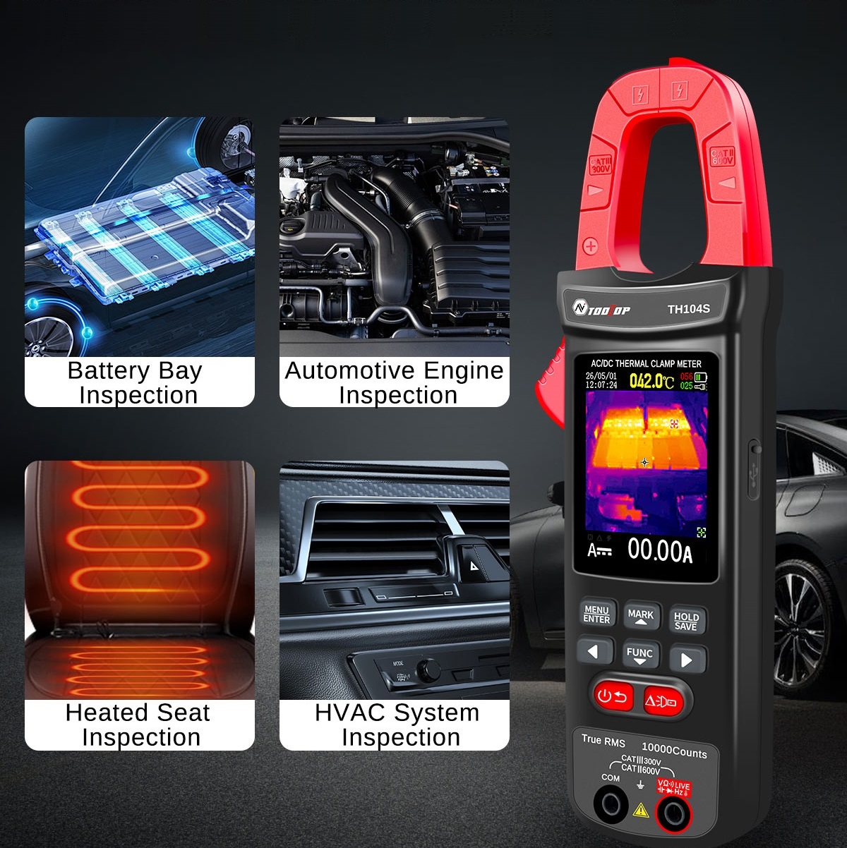 TH104S Thermal Clamp Meter 100 - Power Tools Inspection 评论和价格