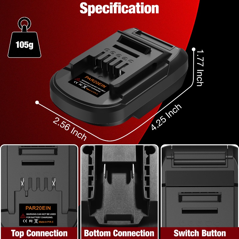 HAKSINKY PAR20EIN Power Tool B - Power Tools Battery Adapter 评论和价格