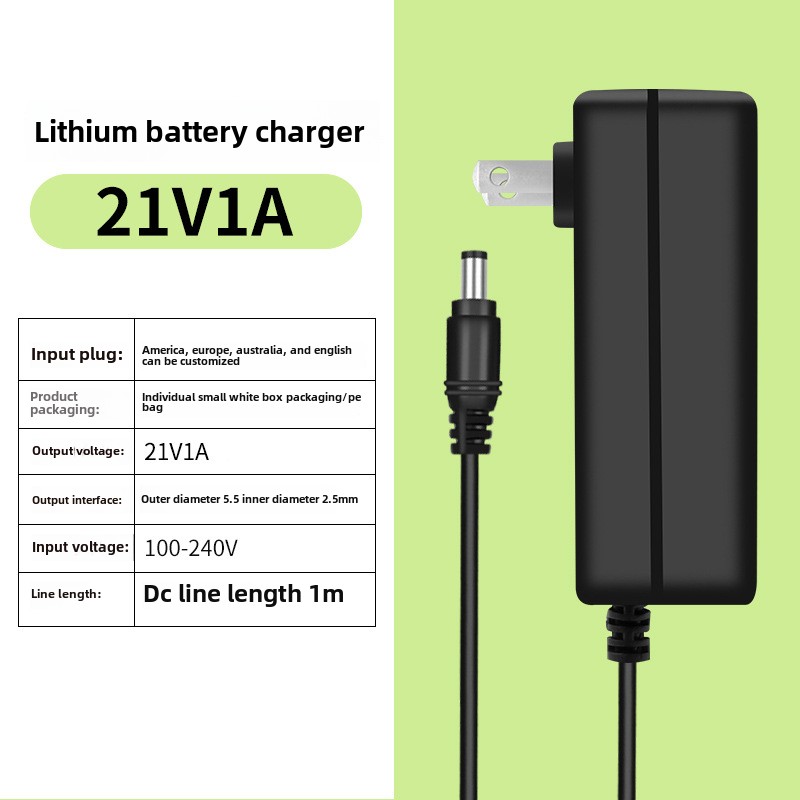 DC 21V 2A Power Supply Adapter - Power Tools Battery Adapter 评论和价格