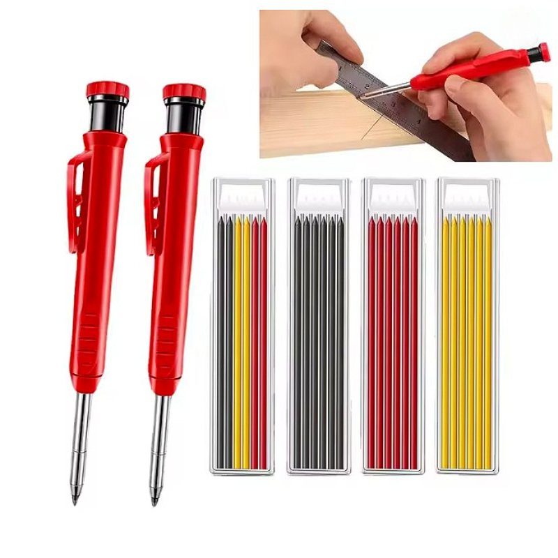 Solid Carpenter Pencil Set Woo - Power Tools For Construction 评论和价格