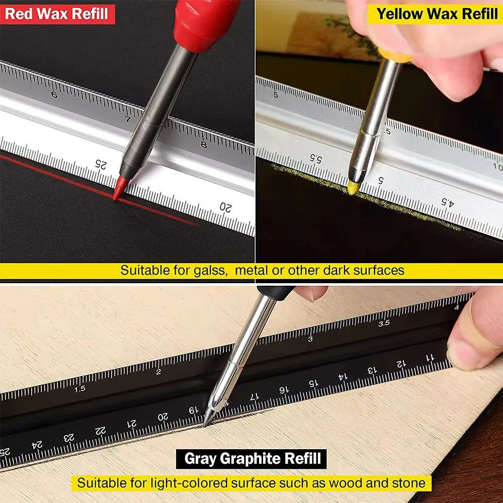 Solid Carpenter Pencil Set Woo - Power Tools For Construction 评论和价格