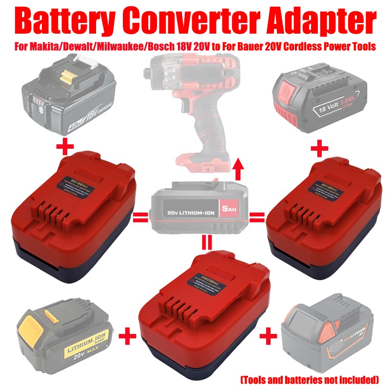 ALASICKA MT18BAU DM20BAU BS18B - Power Tools Battery Adapter 评论和价格