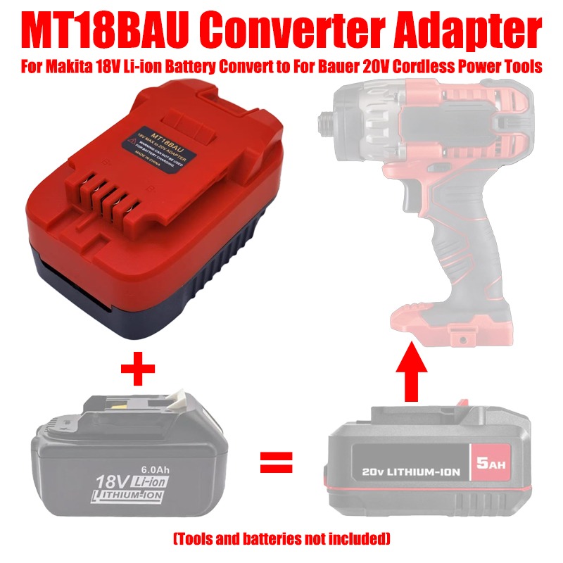 ALASICKA MT18BAU DM20BAU BS18B - Power Tools Battery Adapter 评论和价格