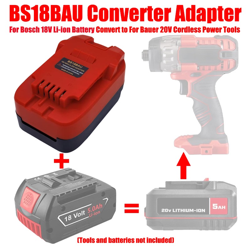 ALASICKA MT18BAU DM20BAU BS18B - Power Tools Battery Adapter 评论和价格