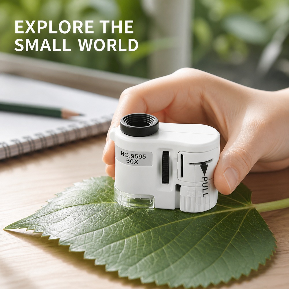 Mini 60X LED Microscope Portab - Power Tools Inspection 评论和价格